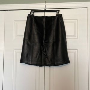 Leather skirt